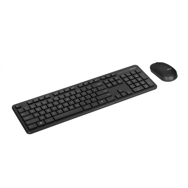 ASUS CW100 klaviatuur Hiir kaasas Universaalne RF Wireless Must