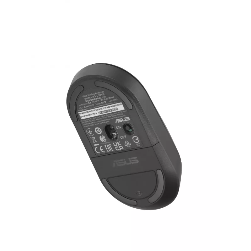 ASUS CW100 klaviatuur Hiir kaasas Universaalne RF Wireless Must