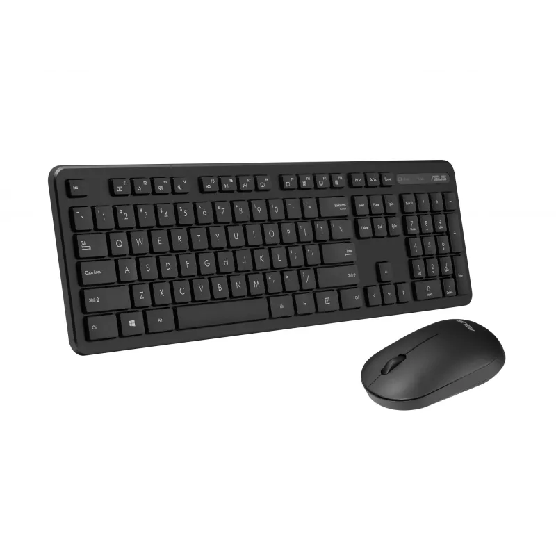 ASUS CW100 klaviatuur Hiir kaasas Universaalne RF Wireless Must