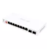 Mittehallatav Etherneti kommutaator ASUS QG-U1080 — 8 × 2,5G RJ-45 porti, MAC 16K, valge, 12V
