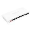 Mittehallatav Etherneti kommutaator ASUS QG-U1080 — 8 × 2,5G RJ-45 porti, MAC 16K, valge, 12V