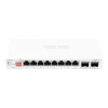 Mittehallatav Etherneti kommutaator ASUS QG-U1080 — 8 × 2,5G RJ-45 porti, MAC 16K, valge, 12V