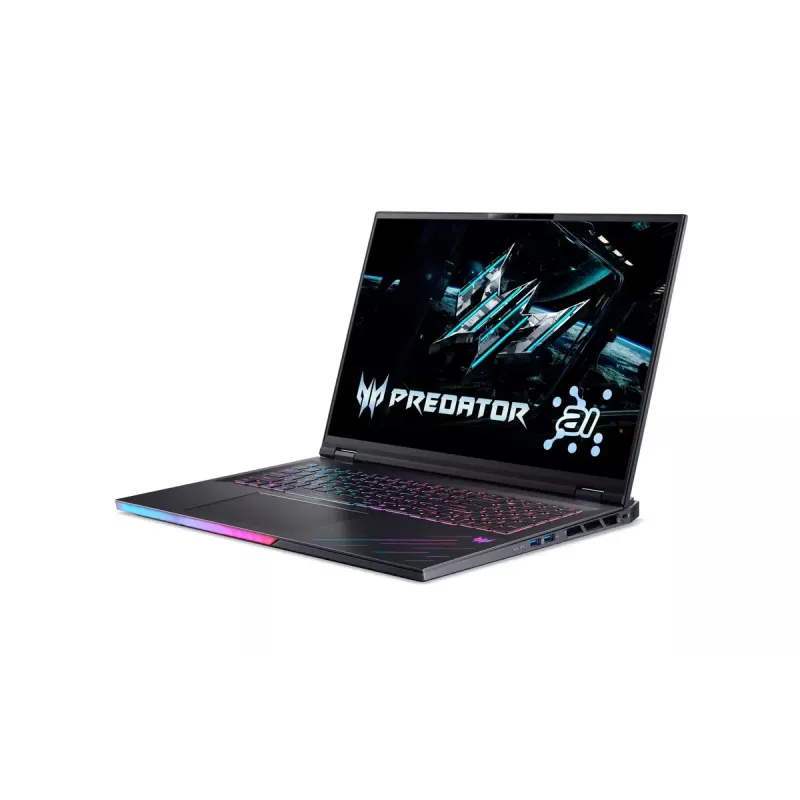 Sülearvuti Acer Predator Helios 18 AI PH18-73-90S7 — 18-tolline IPS WQUXGA 3840×2400, Intel Core Ultra 9 275HX, 64GB DDR5, 2TB SSD, NVIDIA GeForce RTX 5090 24GB, Windows 11 Home
