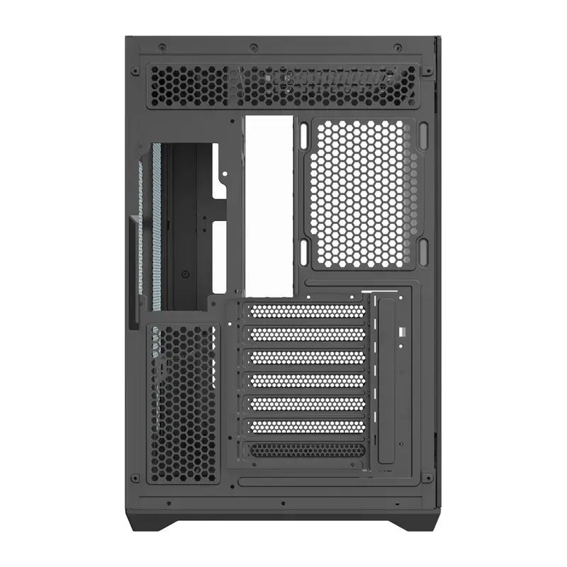 Arvutikorpus Darkflash C280 (must) — mid-tower ATX-ühilduv, ees võrkpaneel