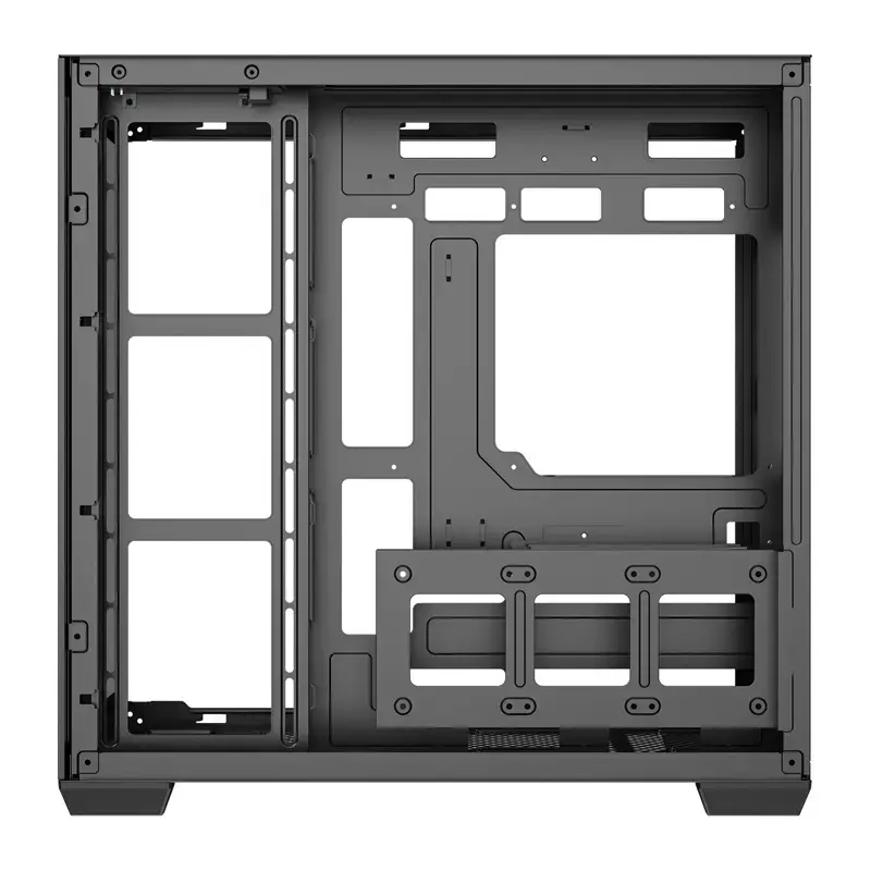 Arvutikorpus Darkflash C280 (must) — mid-tower ATX-ühilduv, ees võrkpaneel
