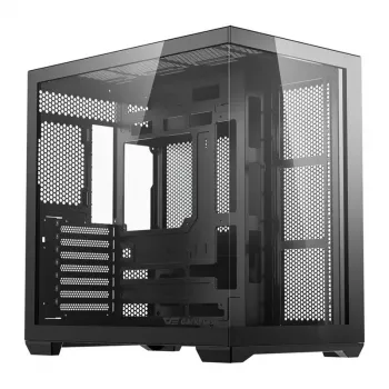 Arvutikorpus Darkflash C280 (must) — mid-tower ATX-ühilduv, ees võrkpaneel