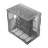 Arvutikorpus Darkflash C280 (must) 7 eelpaigaldatud ventilaatoriga