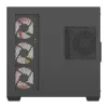 Arvutikorpus Darkflash C280 (must) 7 eelpaigaldatud ventilaatoriga