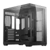 Arvutikorpus Darkflash C280 (must) 7 eelpaigaldatud ventilaatoriga
