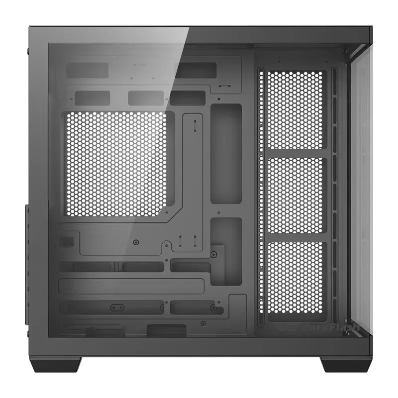 Arvutikorpus Darkflash C280 (must) 7 eelpaigaldatud ventilaatoriga