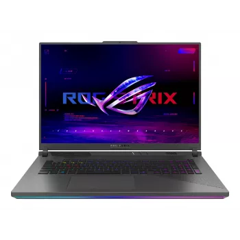 ASUS ROG Strix G18 G814PP-S8014W AMD Ryzen™ 9 8940HX sülearvuti 45,7 cm (18 tolli) WUXGA 32 GB DDR5-SDRAM 1 TB SSD NVIDIA GeForce RTX 5070 Wi-Fi 6E (802.11ax) Windows 11 Home saksa must, hall