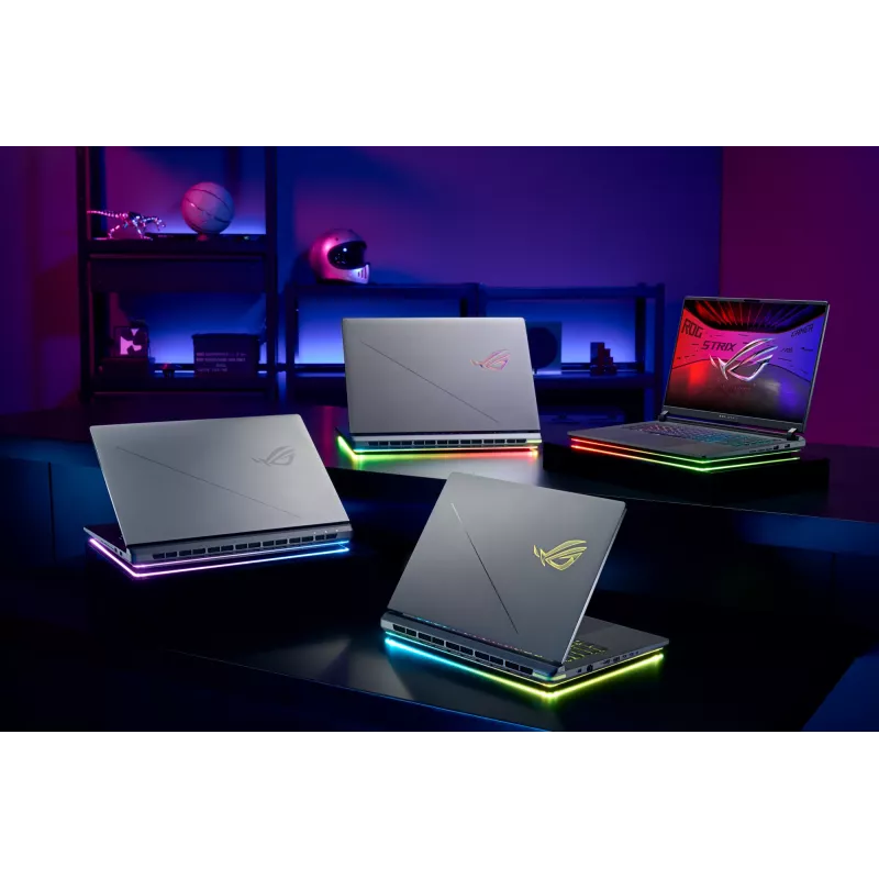 ASUS ROG Strix G18 G814PP-S8014W AMD Ryzen™ 9 8940HX sülearvuti 45,7 cm (18 tolli) WUXGA 32 GB DDR5-SDRAM 1 TB SSD NVIDIA GeForce RTX 5070 Wi-Fi 6E (802.11ax) Windows 11 Home saksa must, hall