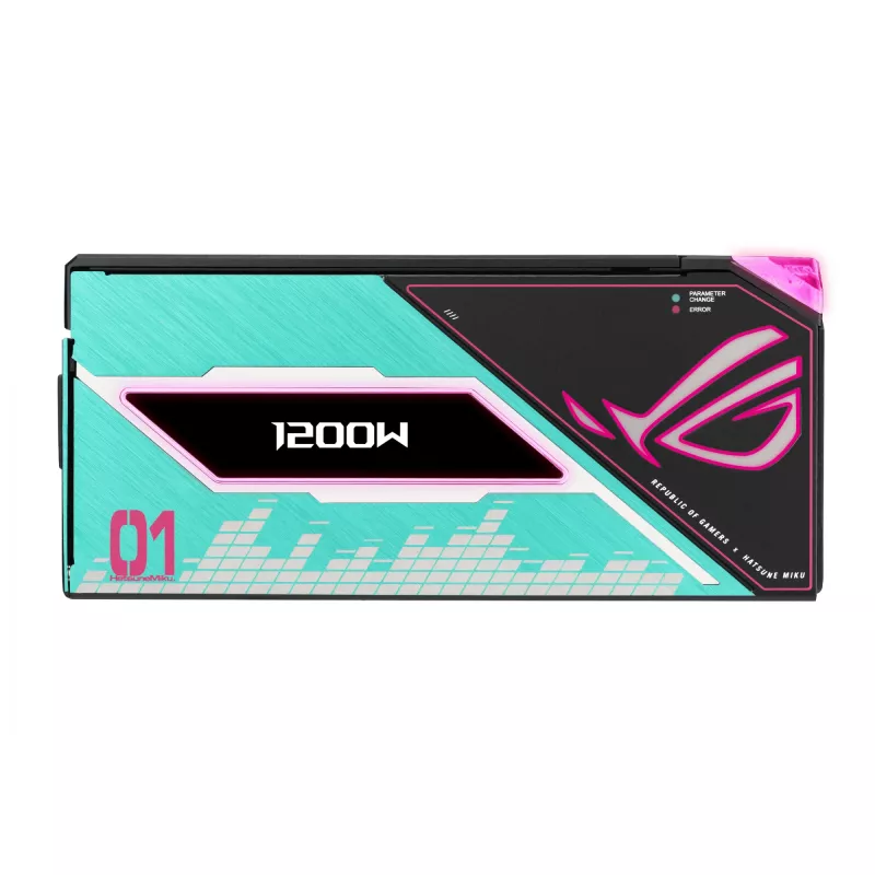 ASUS ROG -THOR-1200P3-MIKU toiteplokk 1200 W 20+4 pin ATX ATX mitmevärviline
