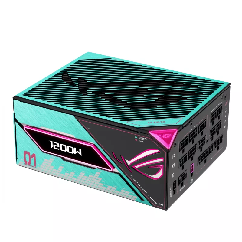ASUS ROG -THOR-1200P3-MIKU toiteplokk 1200 W 20+4 pin ATX ATX mitmevärviline