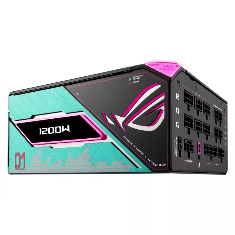 ASUS ROG -THOR-1200P3-MIKU toiteplokk 1200 W 20+4 pin ATX ATX mitmevärviline