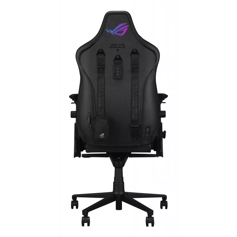 Universaalne mängutool ASUS ROG Courser — polsterdatud iste, maksimaalne kandevõime 136 kg, iste 670×700 mm, minimaalne kõrgus 140 cm, must