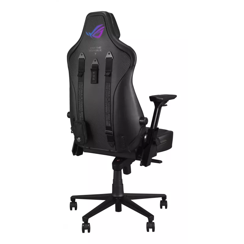 Universaalne mängutool ASUS ROG Courser — polsterdatud iste, maksimaalne kandevõime 136 kg, iste 670×700 mm, minimaalne kõrgus 140 cm, must