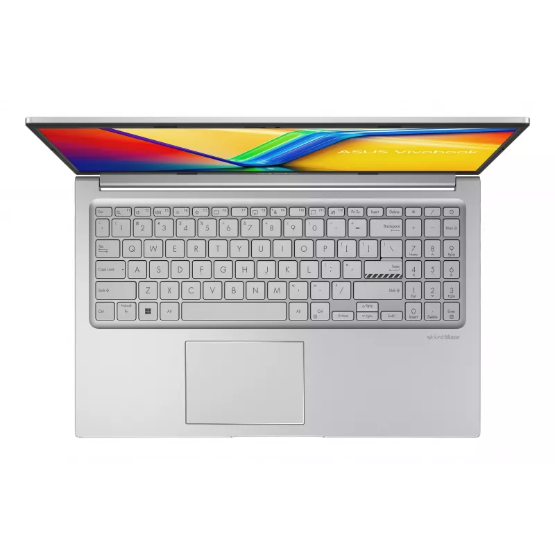 ASUS Vivobook 15 X1504VA-DRBQ4040 Intel Core 5 120U sülearvuti 39,6 cm (15,6 tolli) Full HD 16 GB DDR4-SDRAM 1 TB SSD Wi-Fi 6 (802.11ax) hõbedane