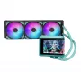 ASUS ROG RYUO IV 360 ARGB Hatsune Miku Edition Processor All-in-one liquid cooler 12 cm Must, Turquoise