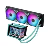 ASUS ROG RYUO IV 360 ARGB Hatsune Miku Edition Processor All-in-one liquid cooler 12 cm Must, Turquoise