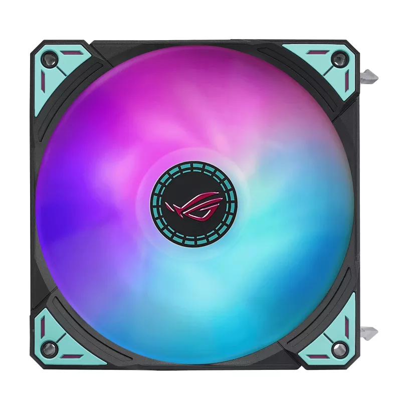 ASUS ROG RYUO IV 360 ARGB Hatsune Miku Edition Processor All-in-one liquid cooler 12 cm Must, Turquoise