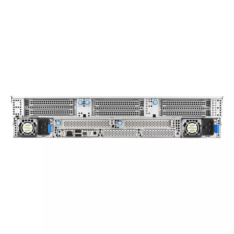 ASUS RS720A-E13-RS8U Socket SP5 Rack (2U) Must, Hõbedane