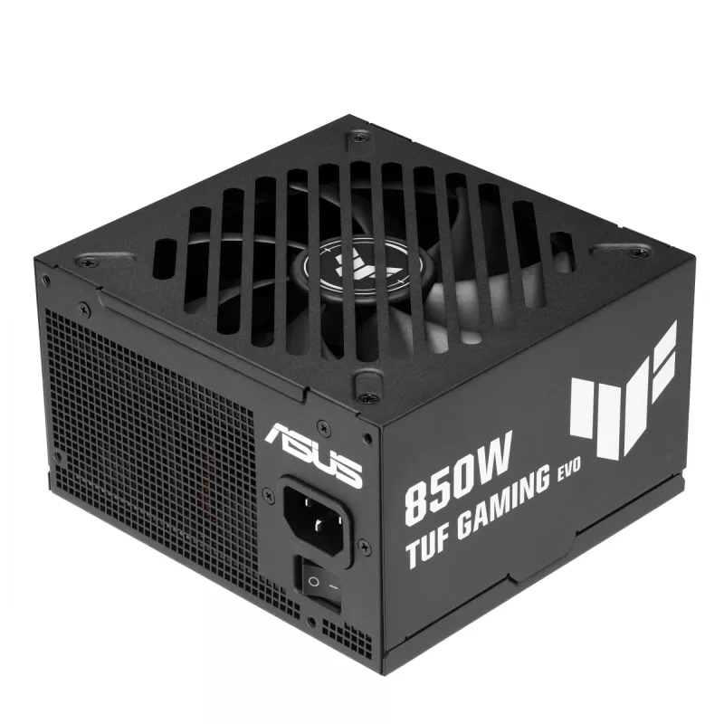 Toiteallikas ASUS TUF-GAMING-850G-EVO 850 W ATX 80 PLUS Gold 20+4 pin, 1 ventilaator, must
