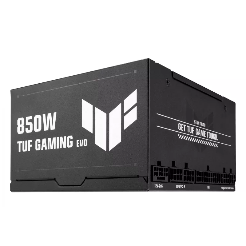 Toiteallikas ASUS TUF-GAMING-850G-EVO 850 W ATX 80 PLUS Gold 20+4 pin, 1 ventilaator, must