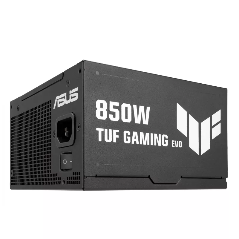Toiteallikas ASUS TUF-GAMING-850G-EVO 850 W ATX 80 PLUS Gold 20+4 pin, 1 ventilaator, must