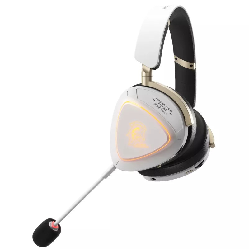 Peakomplekt ASUS ROG Delta II-KJP — Ümberkõrv, Juhtmega ja juhtmevaba (Bluetooth), 20–20000 Hz, 325 g, Must/Valge