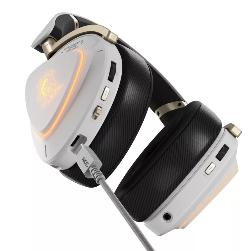 Peakomplekt ASUS ROG Delta II-KJP — Ümberkõrv, Juhtmega ja juhtmevaba (Bluetooth), 20–20000 Hz, 325 g, Must/Valge
