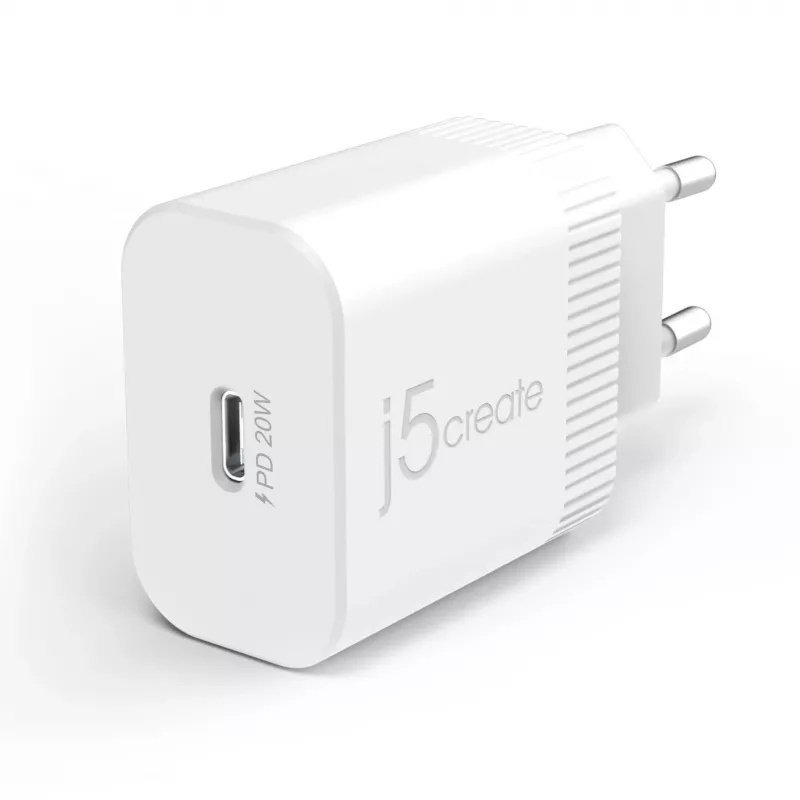 Seinalaadija j5create JUP1420 20W PD USB-C Sisetarbe vahelduvvool 100-240V