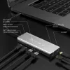 j5create JCD403 USB4 8K mitme pordiga jaotur USB-C HDMI RJ-45