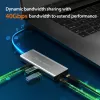 j5create JCD403 USB4 8K mitme pordiga jaotur USB-C HDMI RJ-45