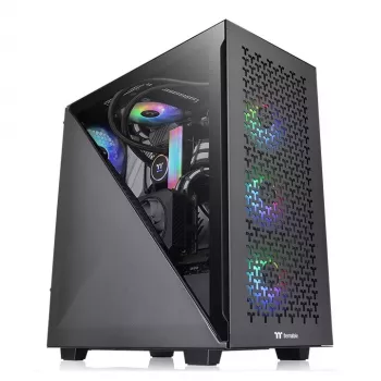 PC-korpus Thermaltake Divider 300 TG Air Midi Tower Must