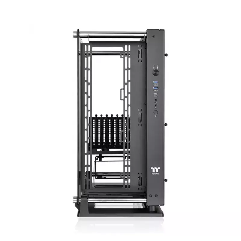 PC Case THERMALTAKE Core P3 TG Pro Midi Tower Must — ATX/EATX tugi, karastatud klaas, GPU kuni 45 cm, CPU jahuti 18 cm