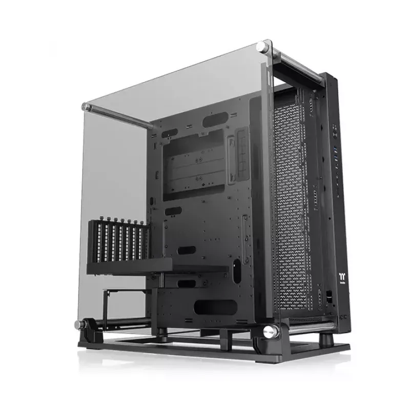 PC Case THERMALTAKE Core P3 TG Pro Midi Tower Must — ATX/EATX tugi, karastatud klaas, GPU kuni 45 cm, CPU jahuti 18 cm