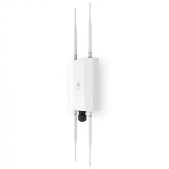 Juhtmevaba pääsupunkt EnGenius Fit6 2×2 Outdoor — kaheribaline 2,4/5 GHz, 1774 Mbit/s, PoE, 2,5GbE LAN, 4 antenni, valge
