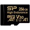 MicroSDXC-kaart Silicon Power SP256GBSTXDV3V1HSP 256 GB Class 10 High Endurance, 3,6 V, 0–70 °C