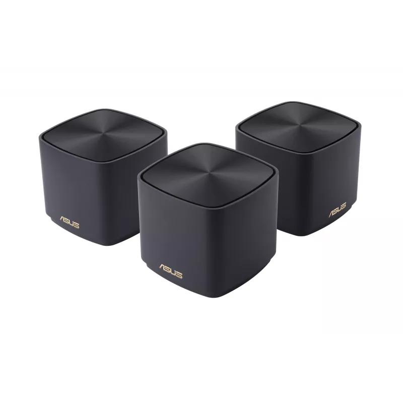 ASUS ZenWiFi Mini XD4 juhtmevaba ruuter Gigabit Ethernet Kolmeribaline (2,4 GHz / 5 GHz / 5 GHz) Must