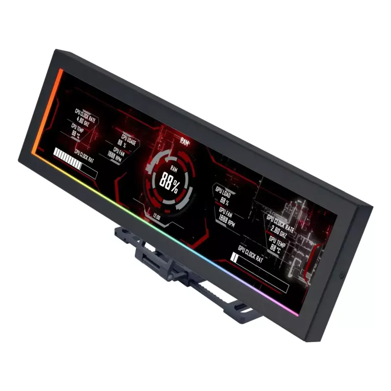 Lian Li SM088X, universaalne kuvapaneel, 237×73×13 mm, 5 V, must