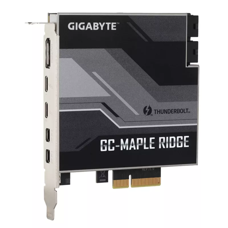 GIGABYTE GC-MAPLE RIDGE liideskaardid/adapterid Sisemine DisplayPort, Mini DisplayPort, Thunderbolt 4, USB 3.2 Gen 2 (3.1 Gen 2)