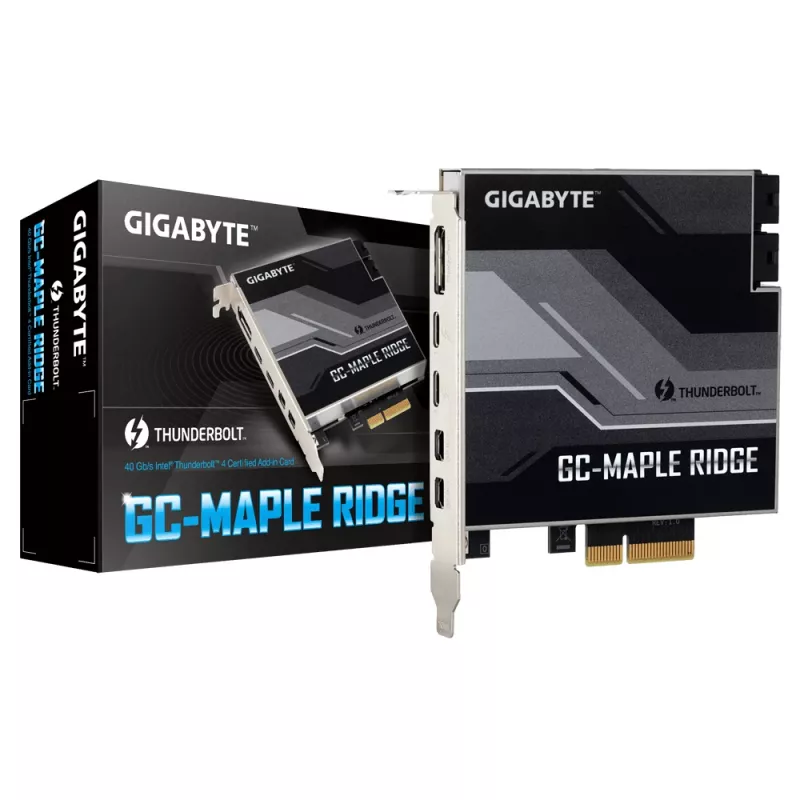 GIGABYTE GC-MAPLE RIDGE liideskaardid/adapterid Sisemine DisplayPort, Mini DisplayPort, Thunderbolt 4, USB 3.2 Gen 2 (3.1 Gen 2)