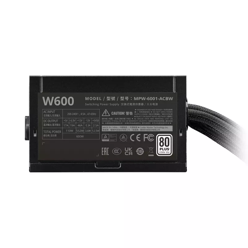 Toiteplokk Cooler Master ELITE NEX Valge 600W