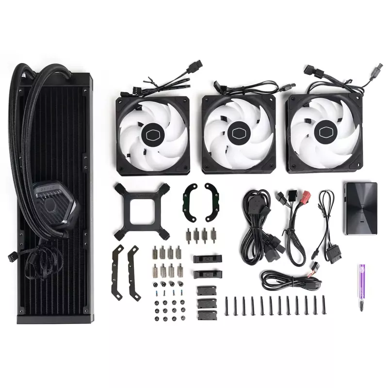 Vedelikjahutuskomplekt Cooler Master MasterLiquid 360 ATMOS 12 cm Must