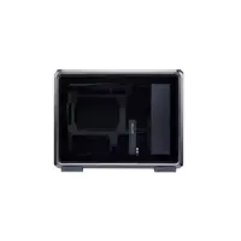 Arvutikorpus Cooler Master MasterFrame 400 Mesh Must mATX läbipaistva küljepaneeli ja 1x 120 mm ARGB ventilaatoriga