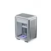 Arvutikorpus Cooler Master MasterFrame 400 Mesh Silver, mATX, läbipaistev külgpaneel, 1x 120 mm ARGB ventilaator