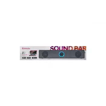 Kantav kõlar DEFENDER Z2 Must, juhtmega USB, 6W RMS, SNR 70 dB, 80–18000 Hz, kuubikujundus