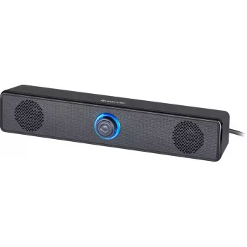 Kantav kõlar DEFENDER Z2 Must, juhtmega USB, 6W RMS, SNR 70 dB, 80–18000 Hz, kuubikujundus