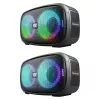 Defender Q5 stereoportatiivne Bluetooth-kõlar, 20 W, LED-valgustus, FM-raadio, TWS